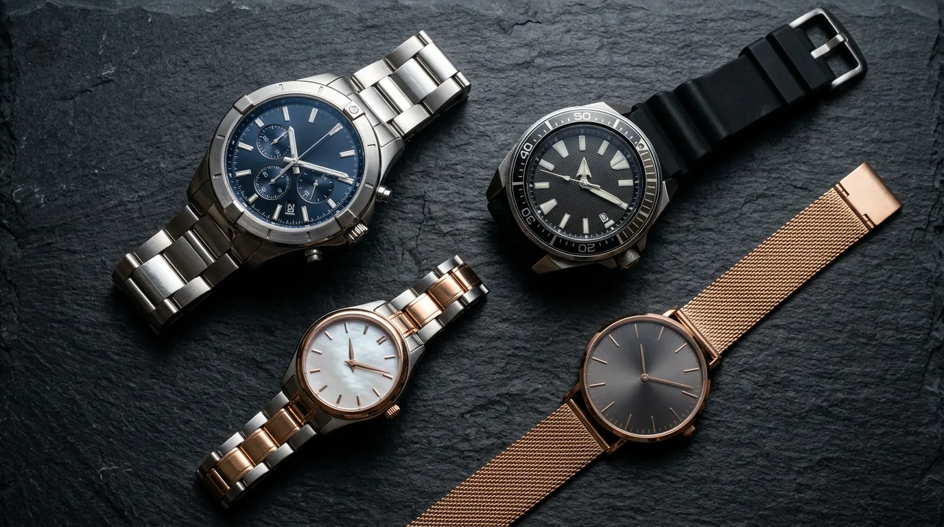 Collection Viceroy homme et femme sur surface slate